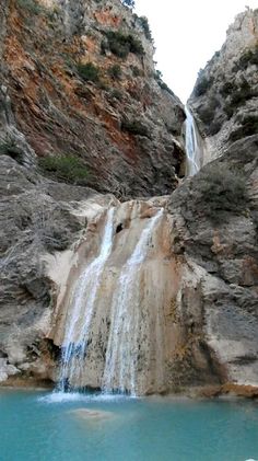 The waterfalls of Lepida, Parnona mountain, Arcadia, Greece